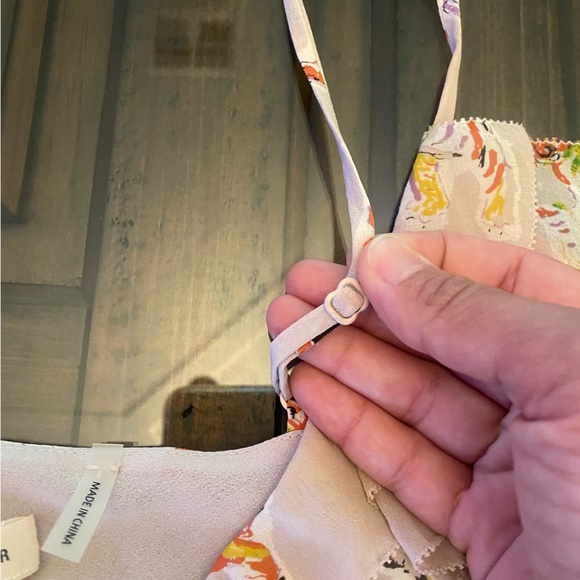 Rebecca Taylor Silk Tiger Cubs Pastel Colors Silk Top size 6 - Picture 9 of 14